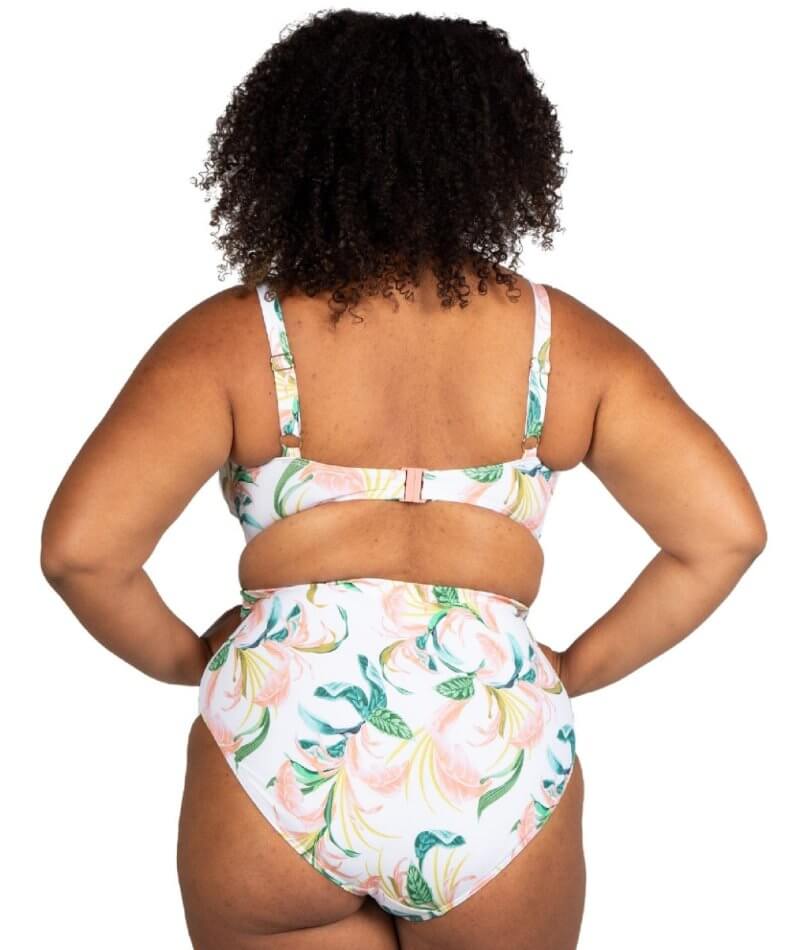Artesands April Spritz Botticelli High Waist Swim Brief - White Swim