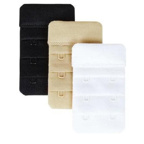 Heidi Klum Solutions Bra Back Extenders - 2 Hook - Assorted Colours Bra Accessories 