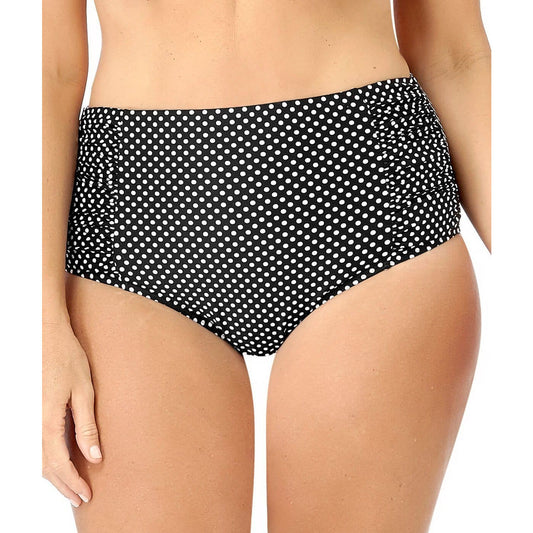 Artesands Baroque Spot High Waist Brief - Black / White Swim 14 