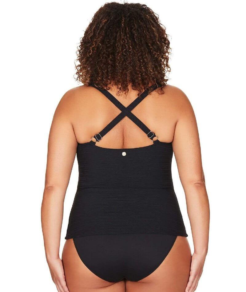 Artesands Aria Botticelli C-DD Cup Tankini Top - Black Swim 