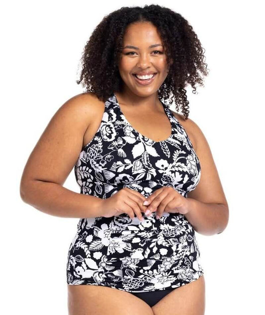 Artesands Cantata Forte Raphael E-F Cup Underwire Tankini Top - Black Swim 12 Black 