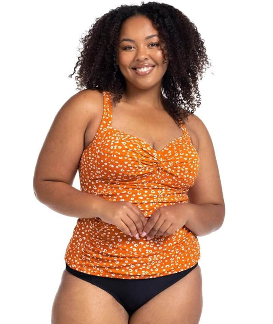 Artesands Che'tah Botticelli C-DD Cup Tankini Top - Copper Swim 